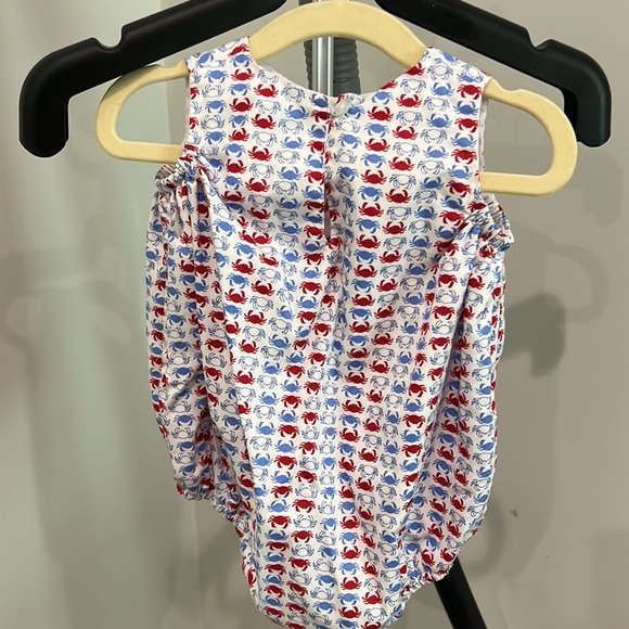 Anvy Kids Monogrammed Crab sun suit - monogrammed with CCO - Picture 2 of 2